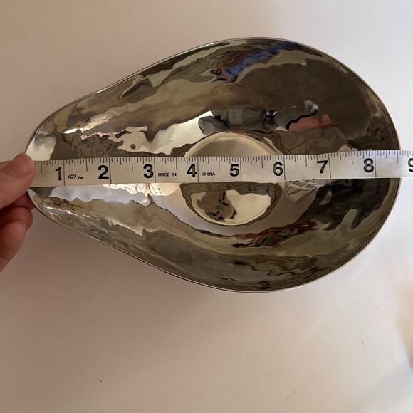 Simon Pearce Hammered Stainless Steel Metal Bowl Silver Retired - Picture 4 of 8